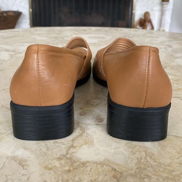 Vintage Square Toe Leather Mary Jane Shoes - Picture 10 of 12